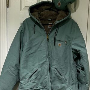 Carhartt Green Performance Jacket with Hood